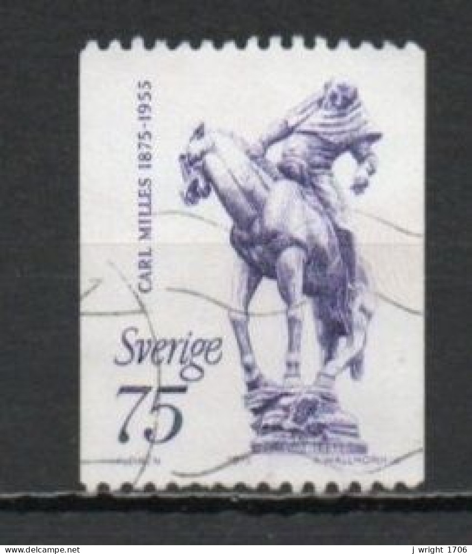 Sweden, 1975, Carl Milles, 75ö, USED - Used Stamps