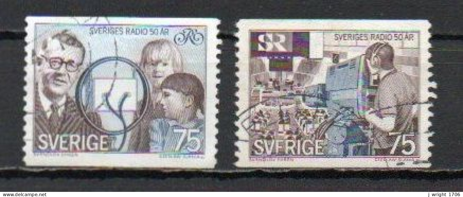 Sweden, 1974, Swedish Broadcasting Corporation, Set, USED - Used Stamps