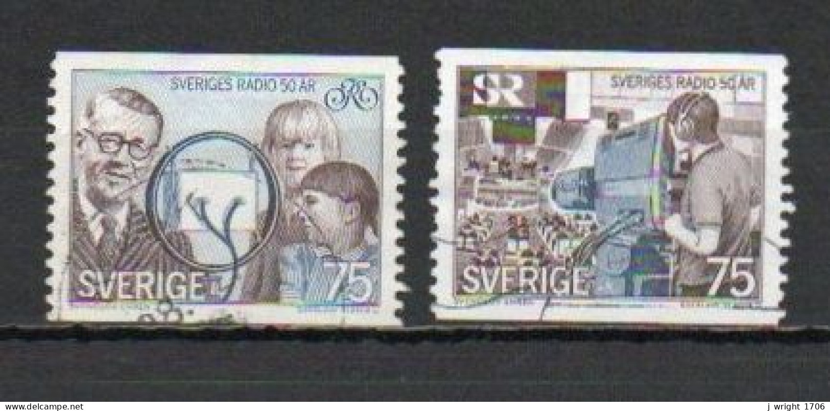 Sweden, 1974, Swedish Broadcasting Corporation, Set, USED - Oblitérés