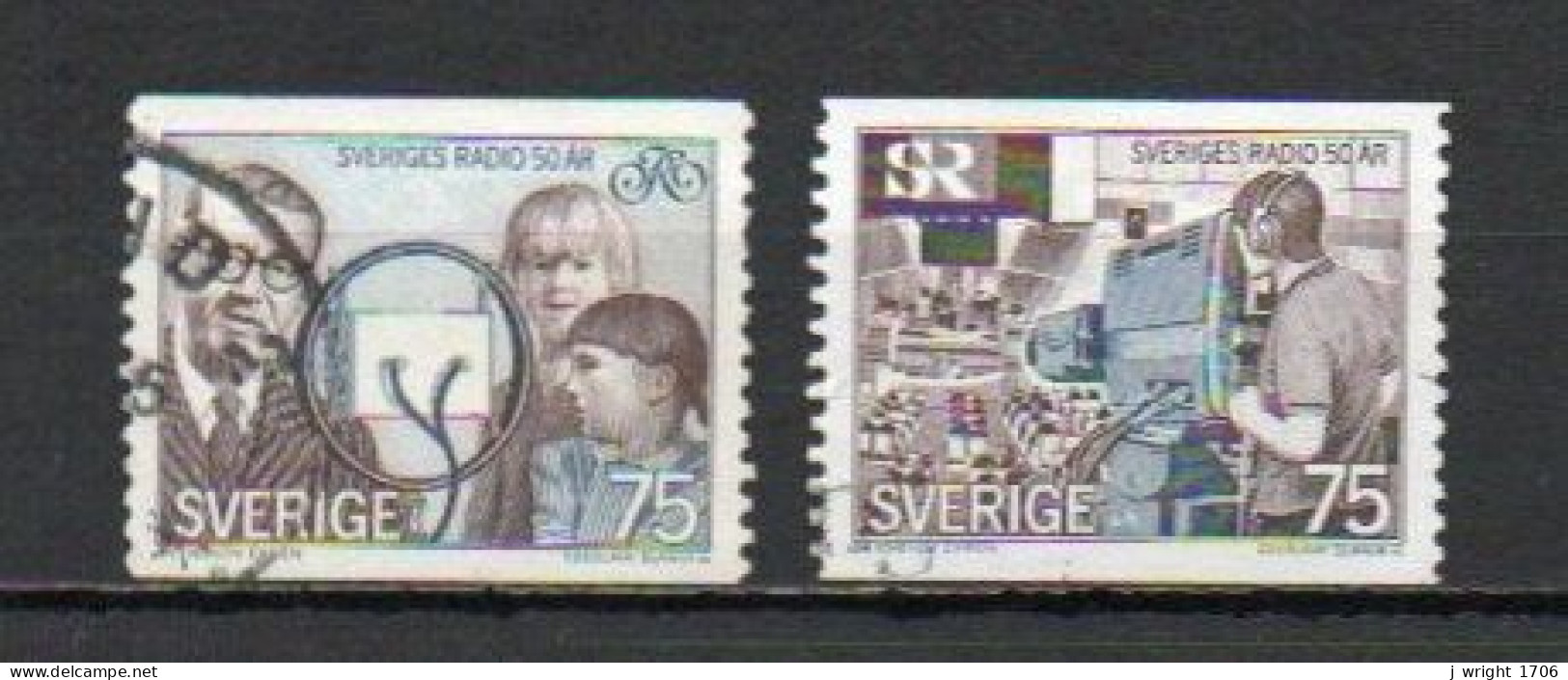 Sweden, 1974, Swedish Broadcasting Corporation, Set, USED - Used Stamps