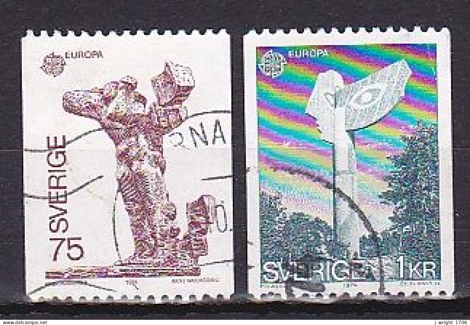 Sweden, 1974, Europa CEPT, Set, USED - Gebruikt