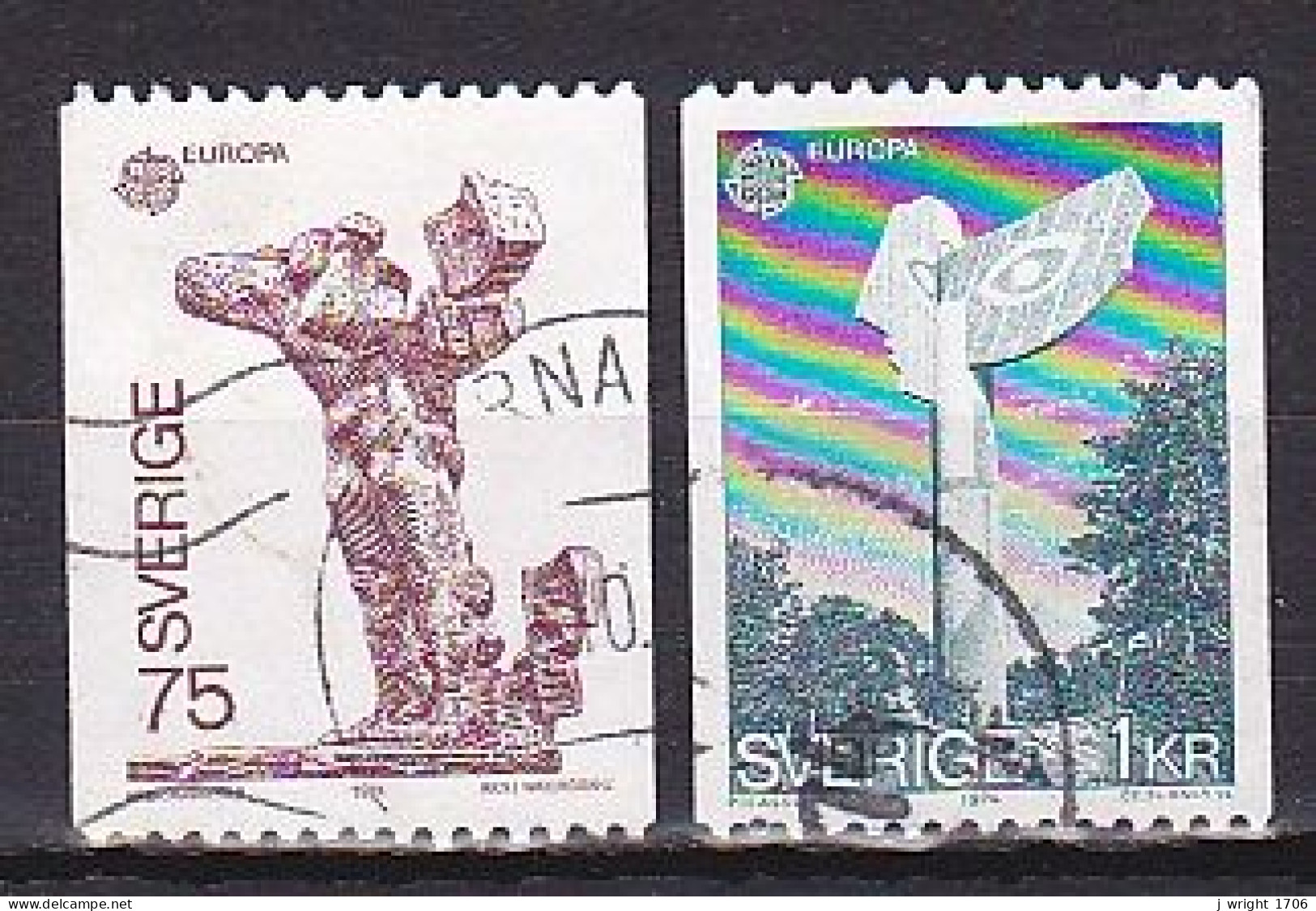 Sweden, 1974, Europa CEPT, Set, USED - Used Stamps