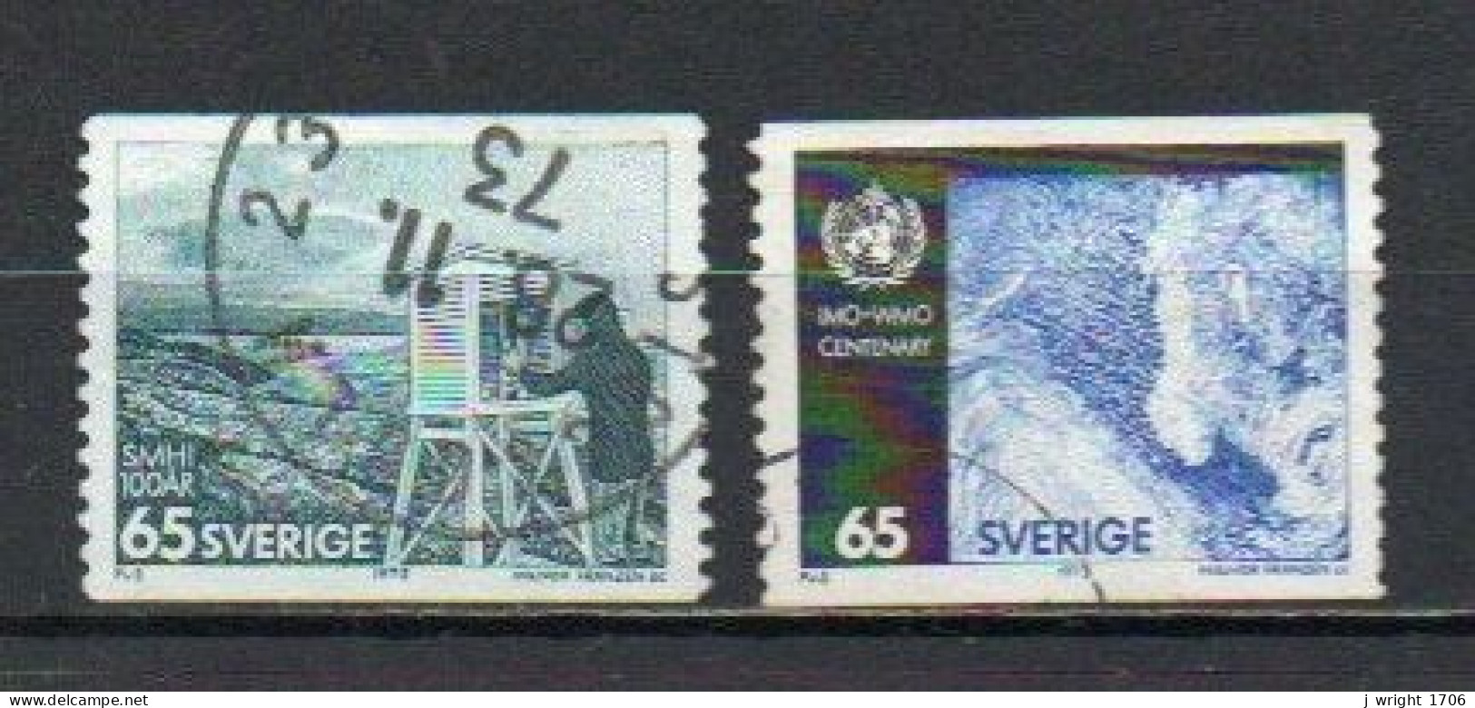 Sweden, 1973, Meteorological Service, Set, USED - Used Stamps