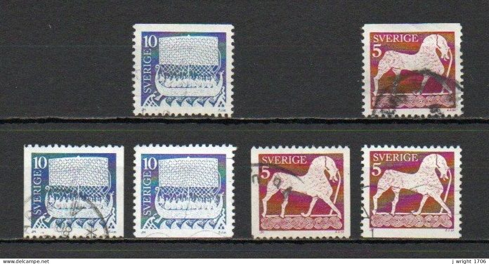 Sweden, 1973, Gotland Stone Pictures, Set, USED - Oblitérés