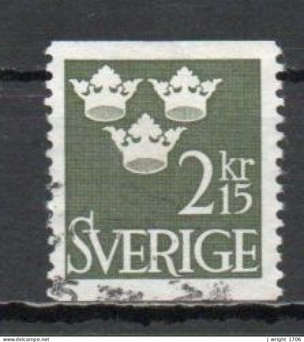 Sweden, 1962, Three Crowns, 2.15kr, USED - Usati