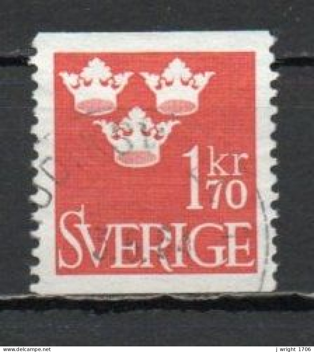 Sweden, 1951, Three Crowns, 1.70kr, USED - Oblitérés