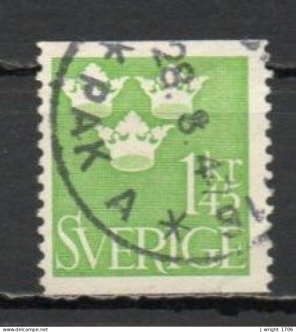 Sweden, 1939, Three Crowns, 1.45kr, USED - Used Stamps