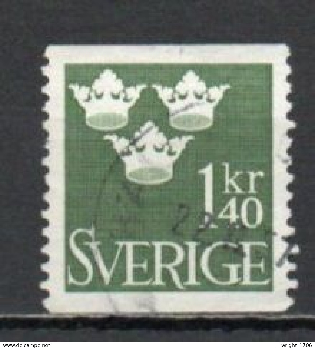 Sweden, 1948, Three Crowns, 1.40kr, USED - Oblitérés