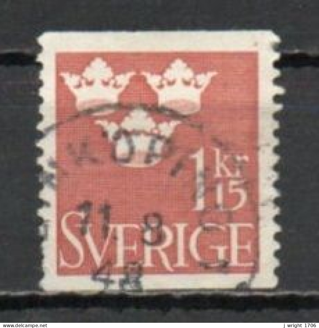Sweden, 1939, Three Crowns, 1.15kr, USED - Oblitérés
