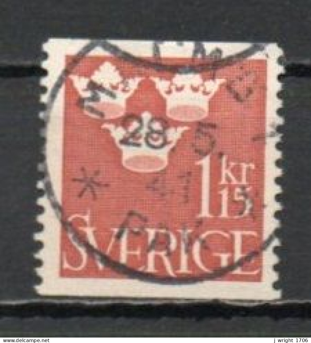Sweden, 1939, Three Crowns, 1.15kr, USED - Used Stamps