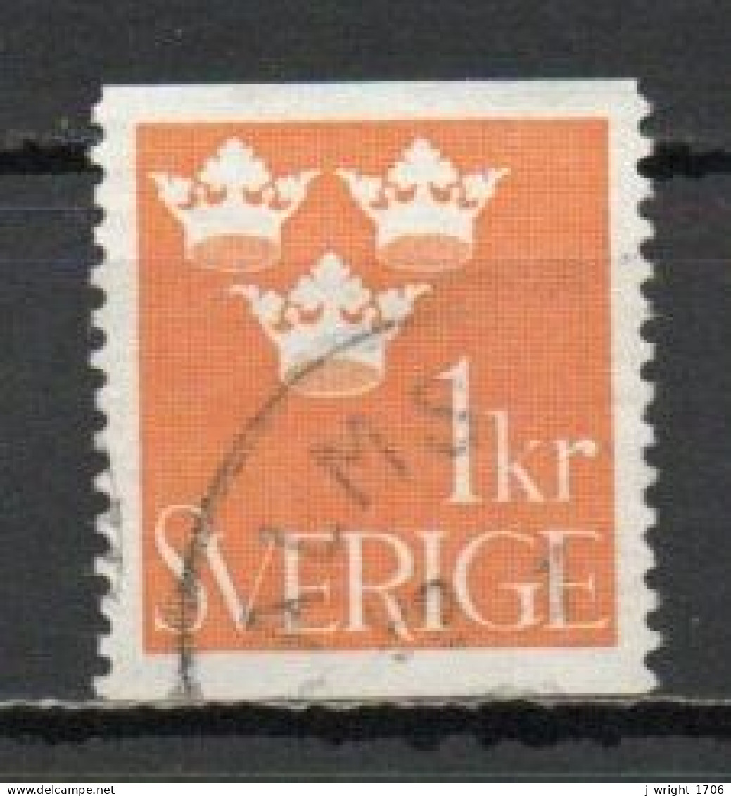 Sweden, 1939, Three Crowns, 1kr, USED - Used Stamps