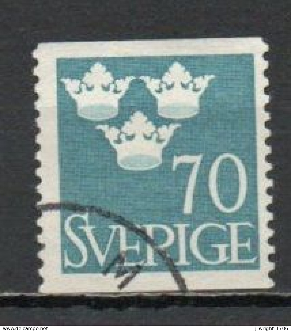 Sweden, 1949, Three Crowns, 70ö, USED - Gebruikt