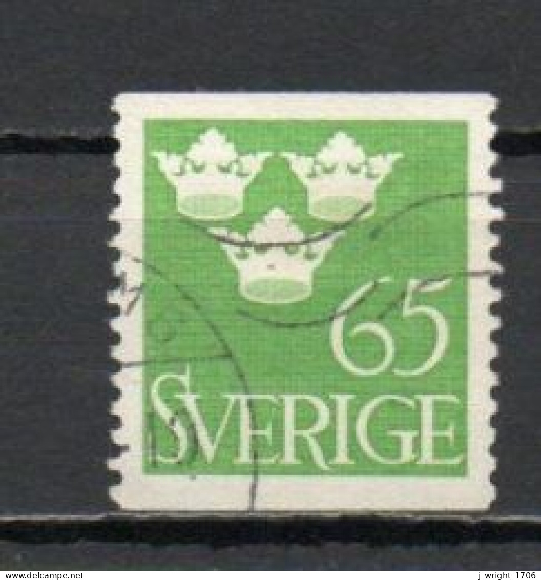 Sweden, 1949, Three Crowns, 65ö, USED - Oblitérés