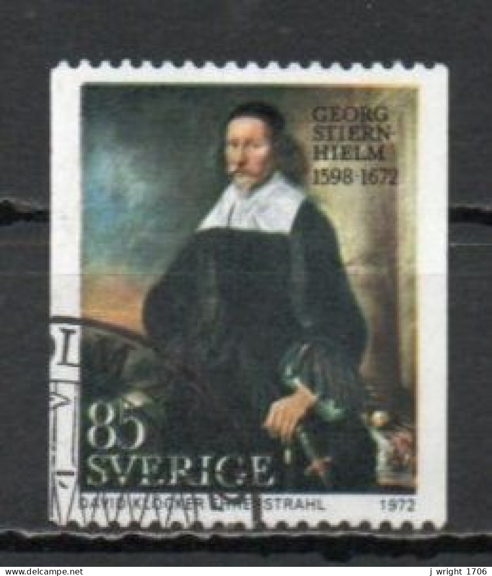 Sweden, 1972,  Georg Stjernhielm, 85ö, USED - Oblitérés