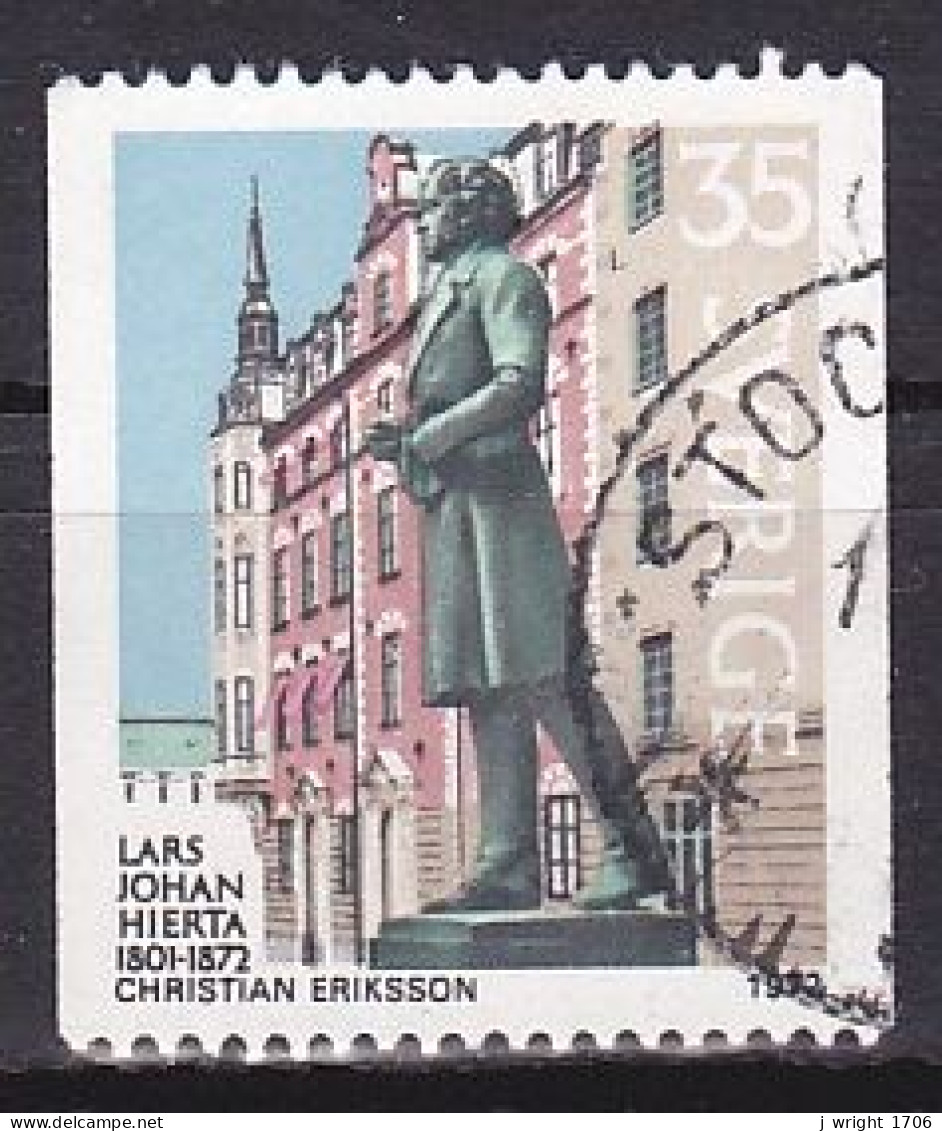 Sweden, 1972, Lars Johan Hierta, 35ö, USED - Gebraucht