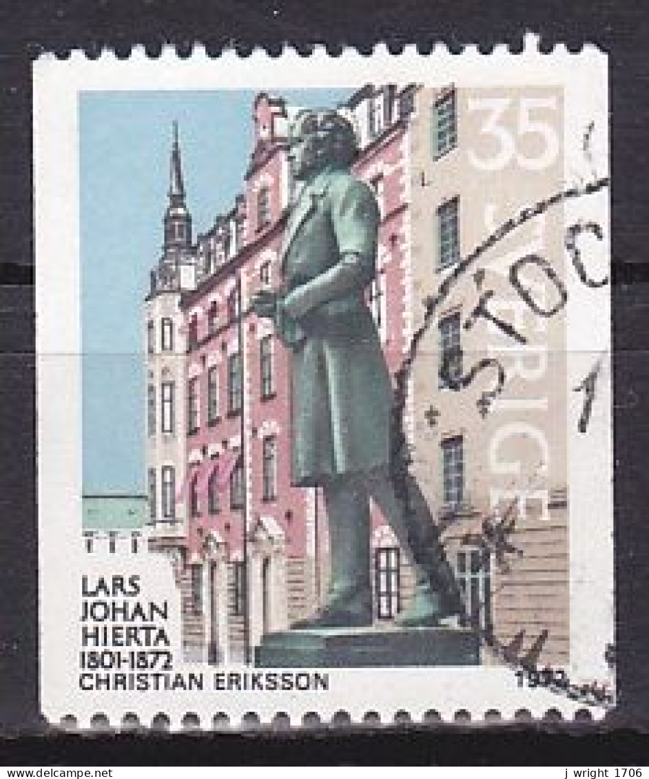 Sweden, 1972, Lars Johan Hierta, 35ö, USED - Used Stamps