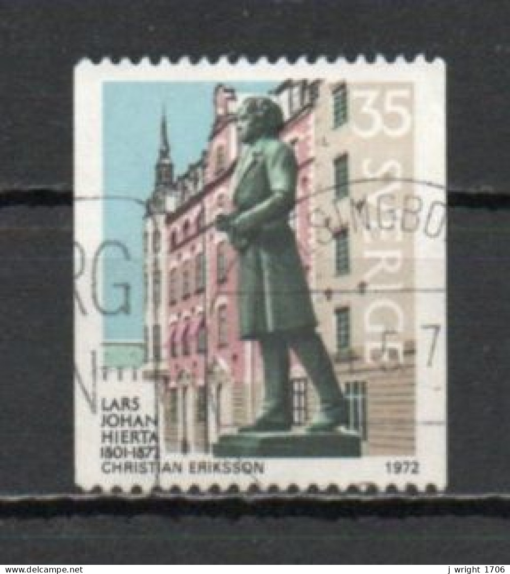 Sweden, 1972, Lars Johan Hierta, 35ö, USED - Gebraucht