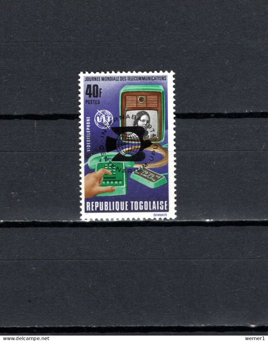 Togo 1974 Space, INTERNABA 40Fr Stamp With Black Overprint MNH - Africa