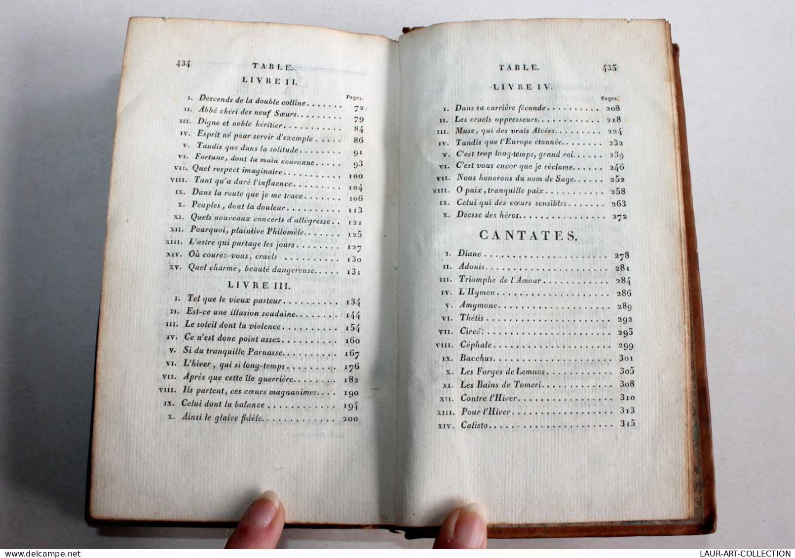 OEUVRES CHOISIES DE J. B. ROUSSEAU A L'USAGE DES LYCEES & ECOLES 1805 STEREOTYPE / ANCIEN LIVRE XIXe SIECLE (1803.143) - 1801-1900