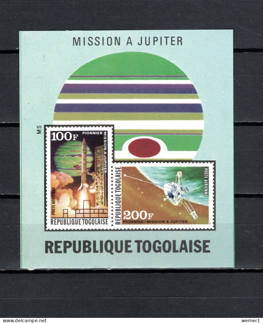 Togo 1974 Space, Jupiter S/s Imperf. MNH - Africa
