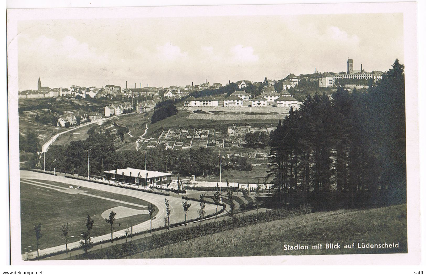 AK Stadion Mit Blick Auf Lüdenscheid 1931 - Lüdenscheid