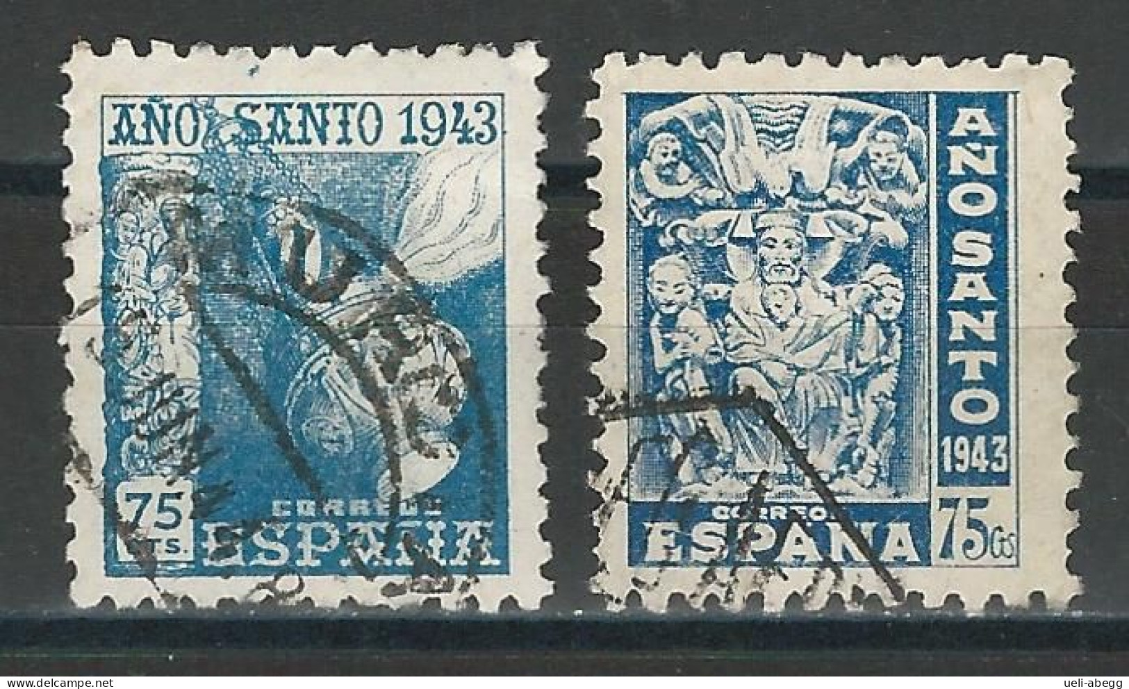 Spanien Mi 910, 912 O - Usati