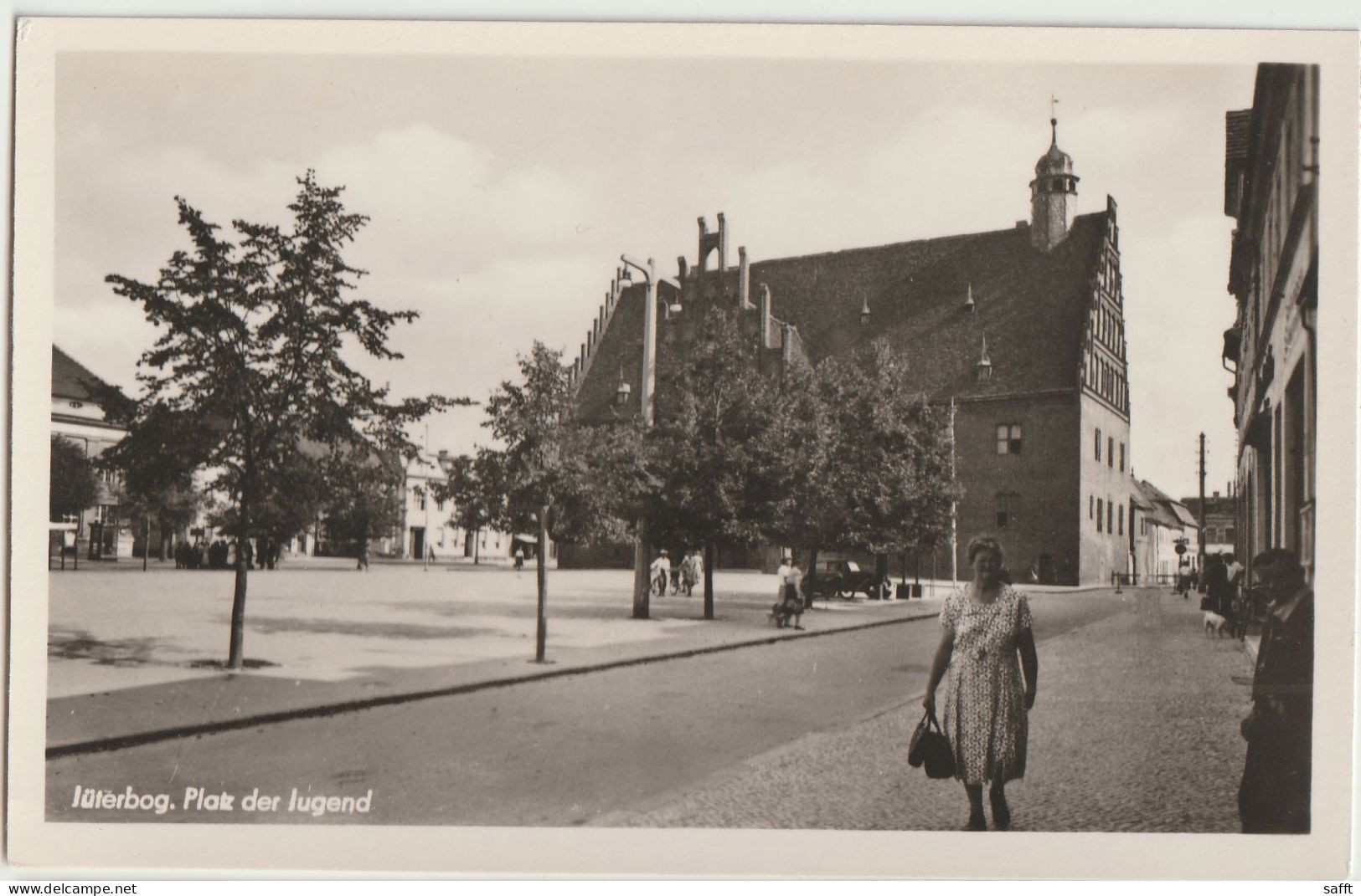 AK Jüterbog, Platz Der Jugend 1953 - Jueterbog