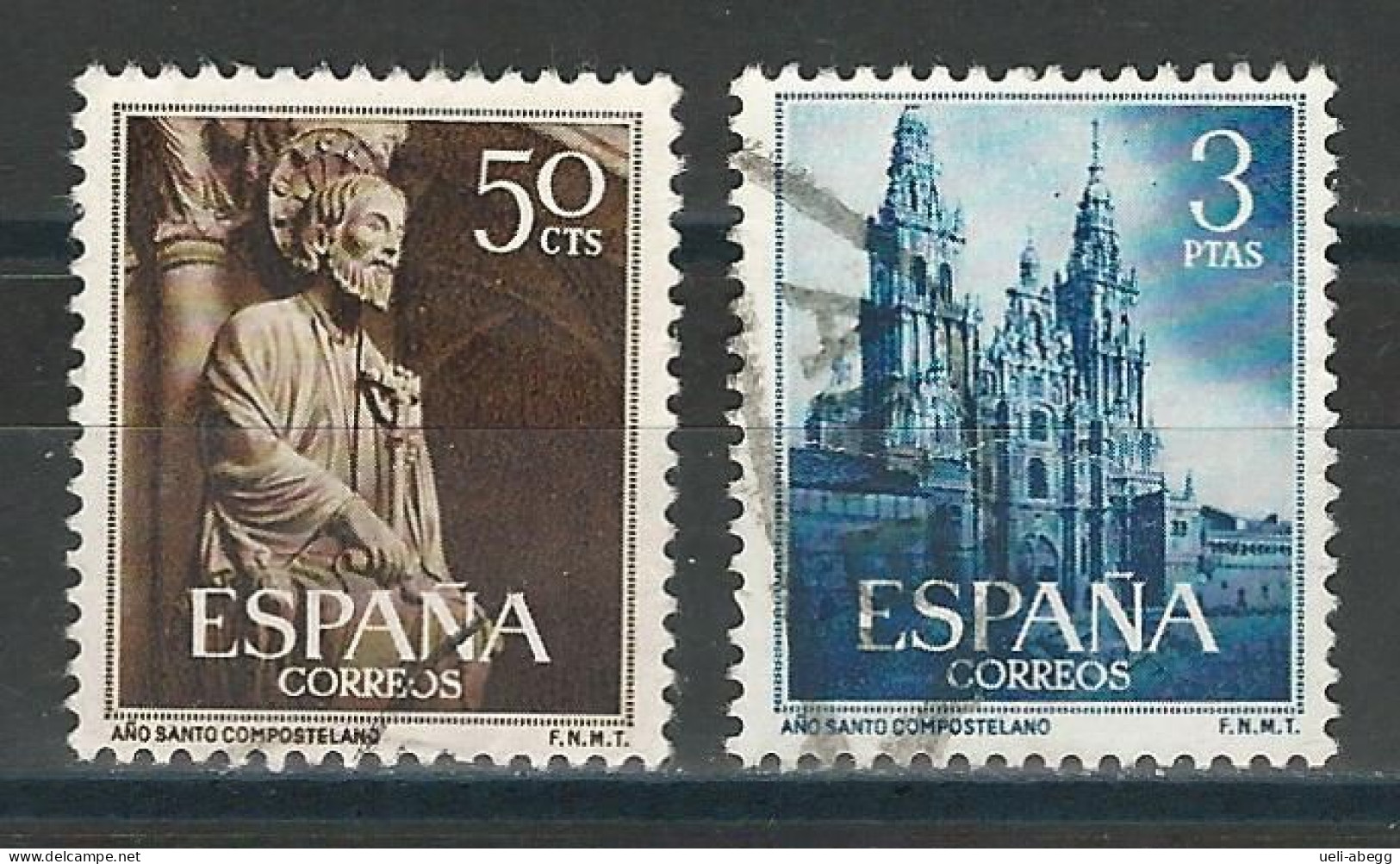 Spanien Mi 1025-26 O - Oblitérés