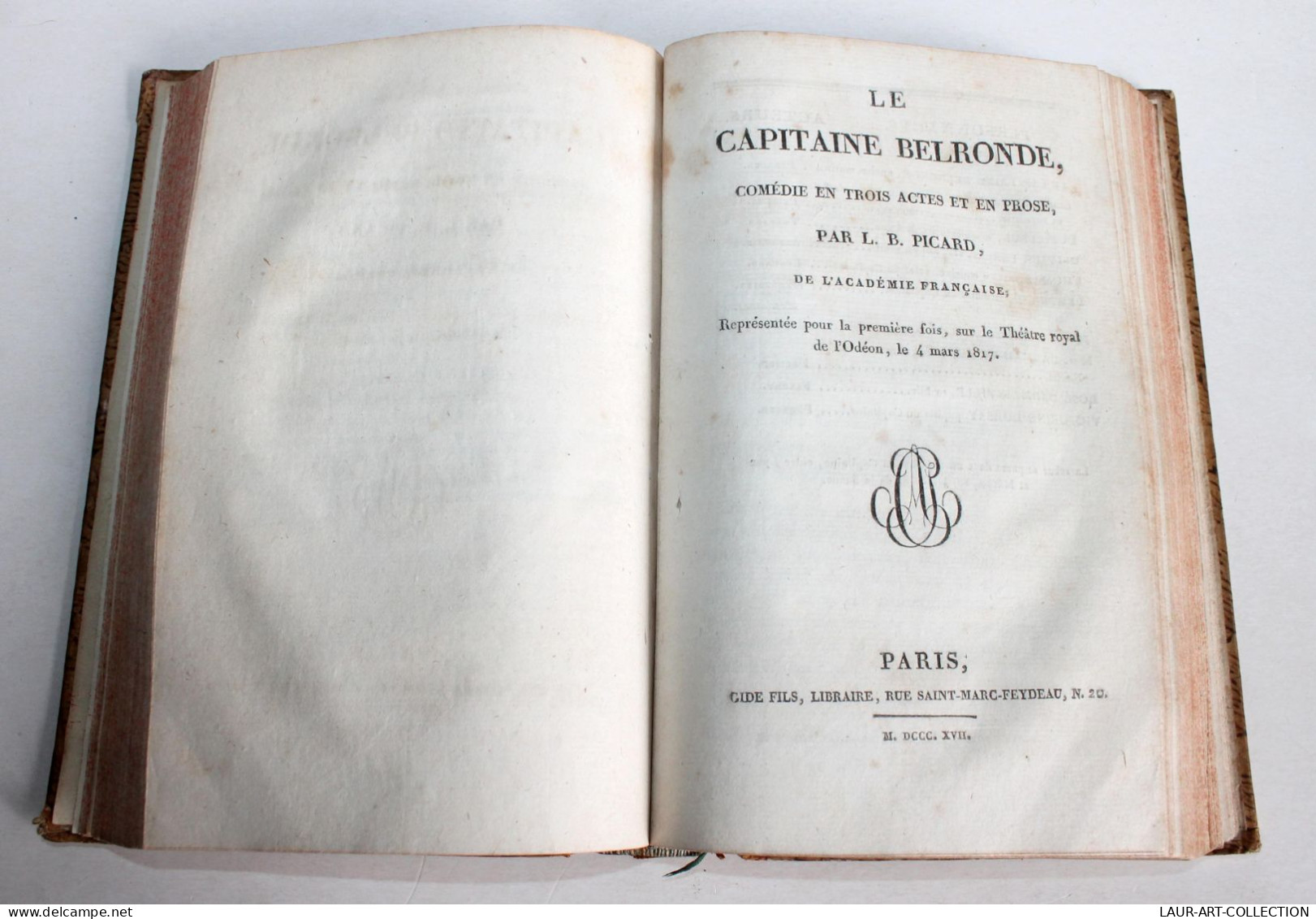 THEATRE RARE 6 COMEDIE TOUR DE FAVEUR 1818, VANGLAS PICARD 1817, HOMME GRIS 1817 / ANCIEN LIVRE XIXe SIECLE (1803.21) - Französische Autoren