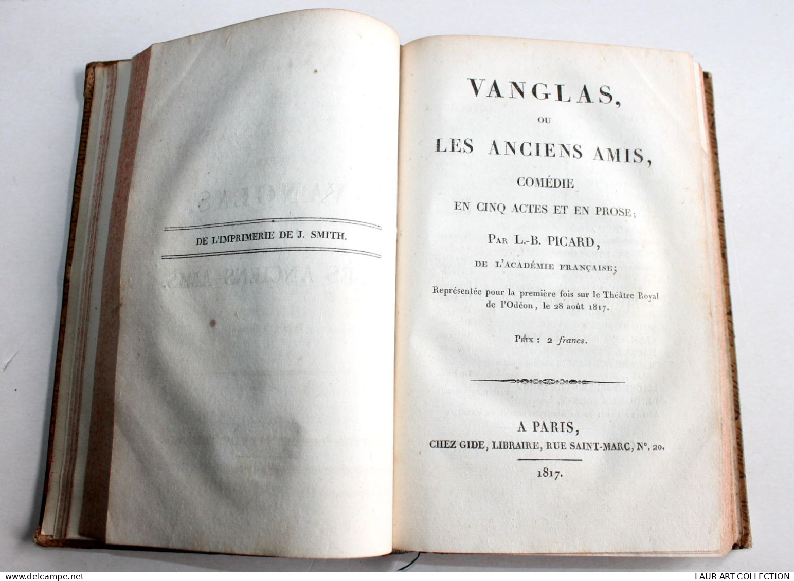 THEATRE RARE 6 COMEDIE TOUR DE FAVEUR 1818, VANGLAS PICARD 1817, HOMME GRIS 1817 / ANCIEN LIVRE XIXe SIECLE (1803.21)