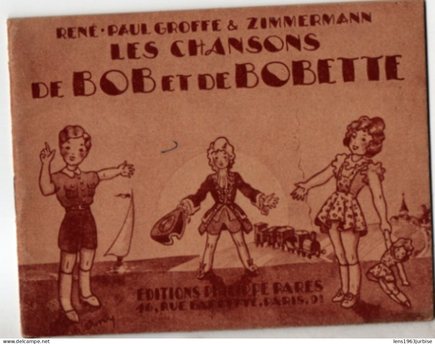 Les Chansons De Bob Et Bobette , René Paul Groffe & Zimmermann , - Scores & Partitions