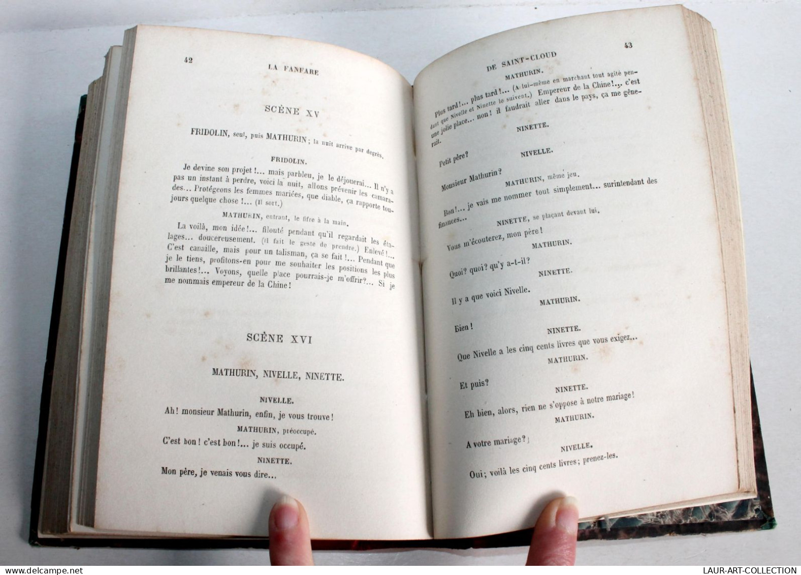 RARE 7 PIECE THEATRE Du XIXe MR DE LA RACLÉE 1862, COMTESSE MIMI De VARIN 1862.. / ANCIEN LIVRE XIXe SIECLE (1803.26) - Französische Autoren