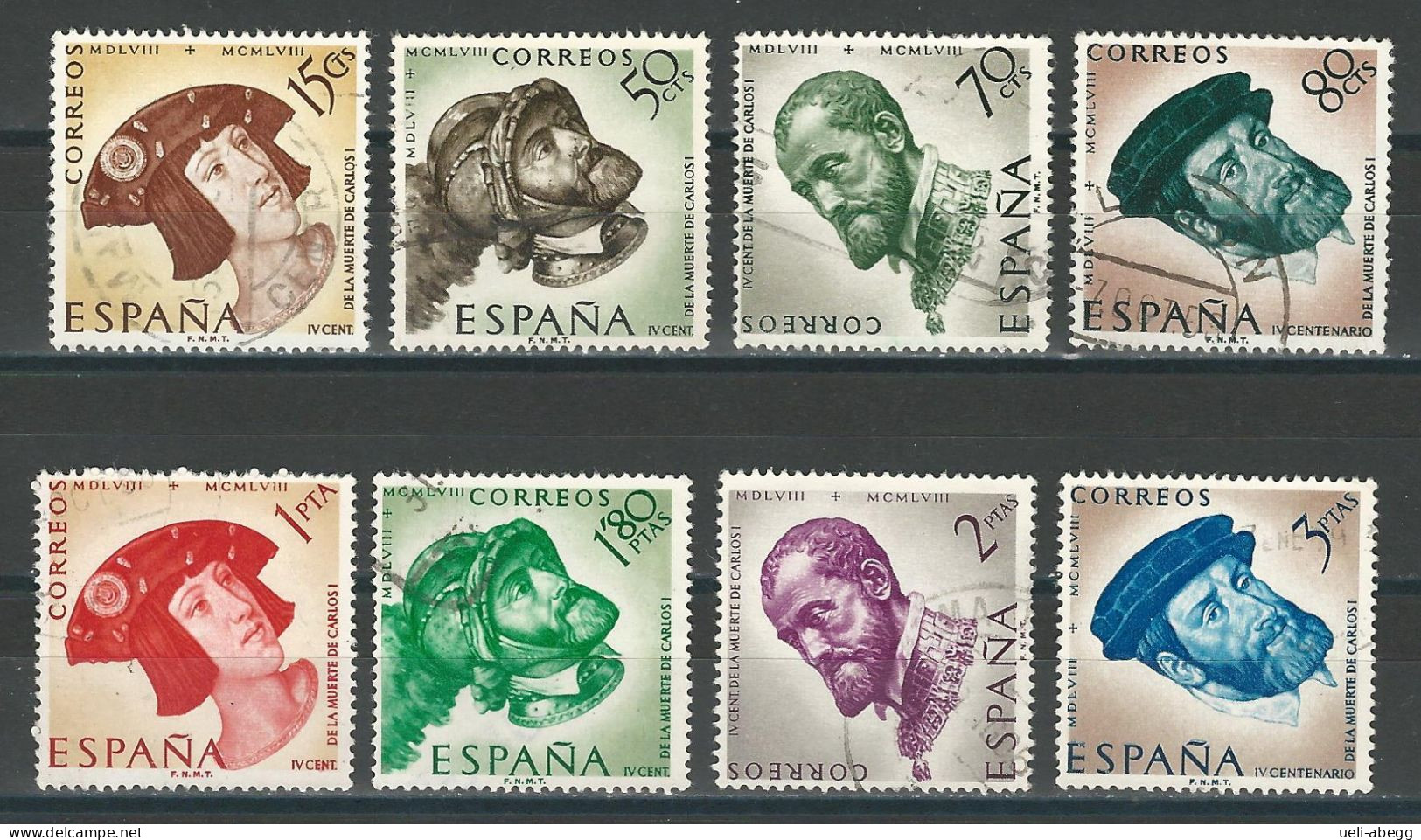 Spanien Mi 1121-28 O - Used Stamps