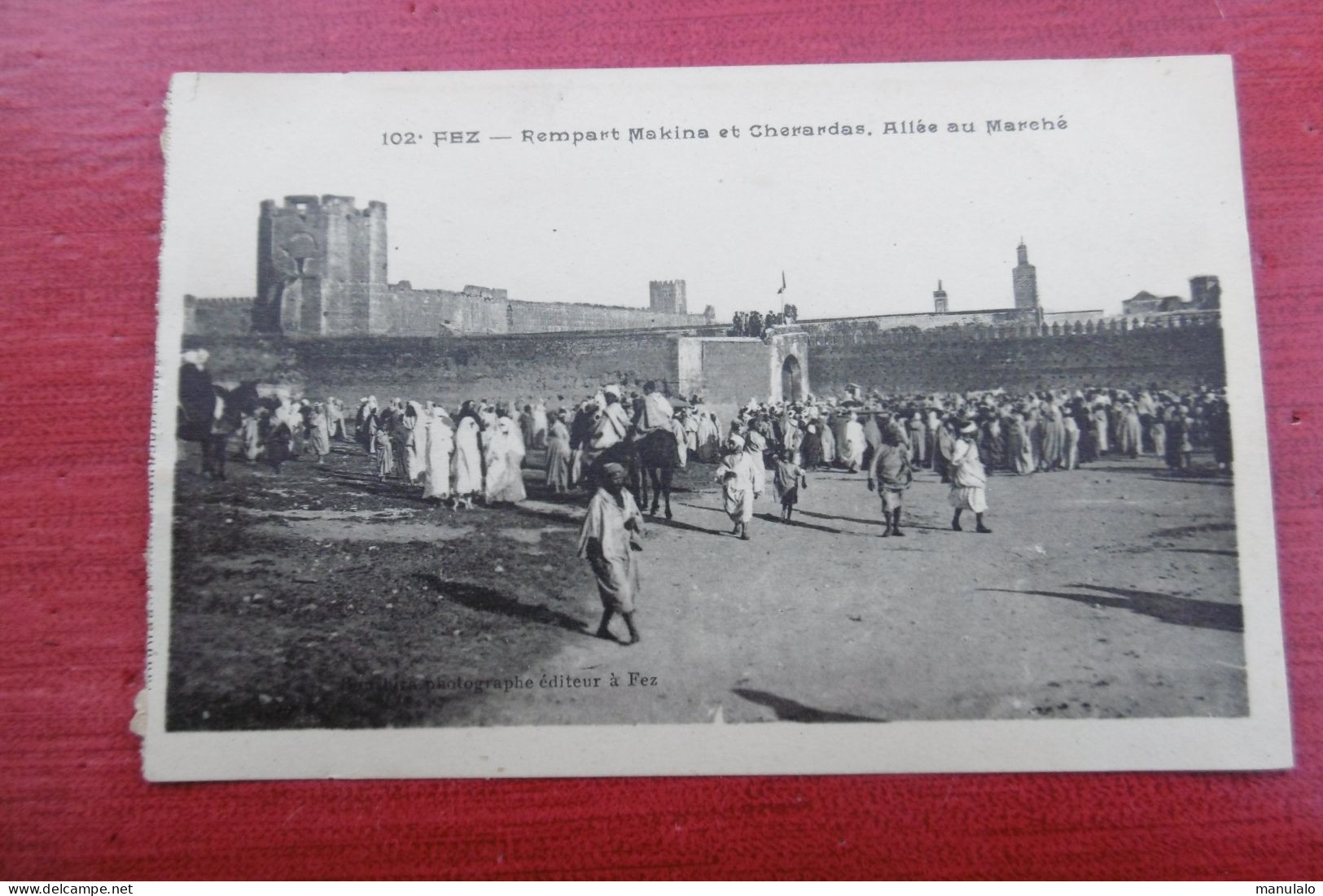 Fez - Rempart Makina Et Cherardas, Allée Au Marché - Fez