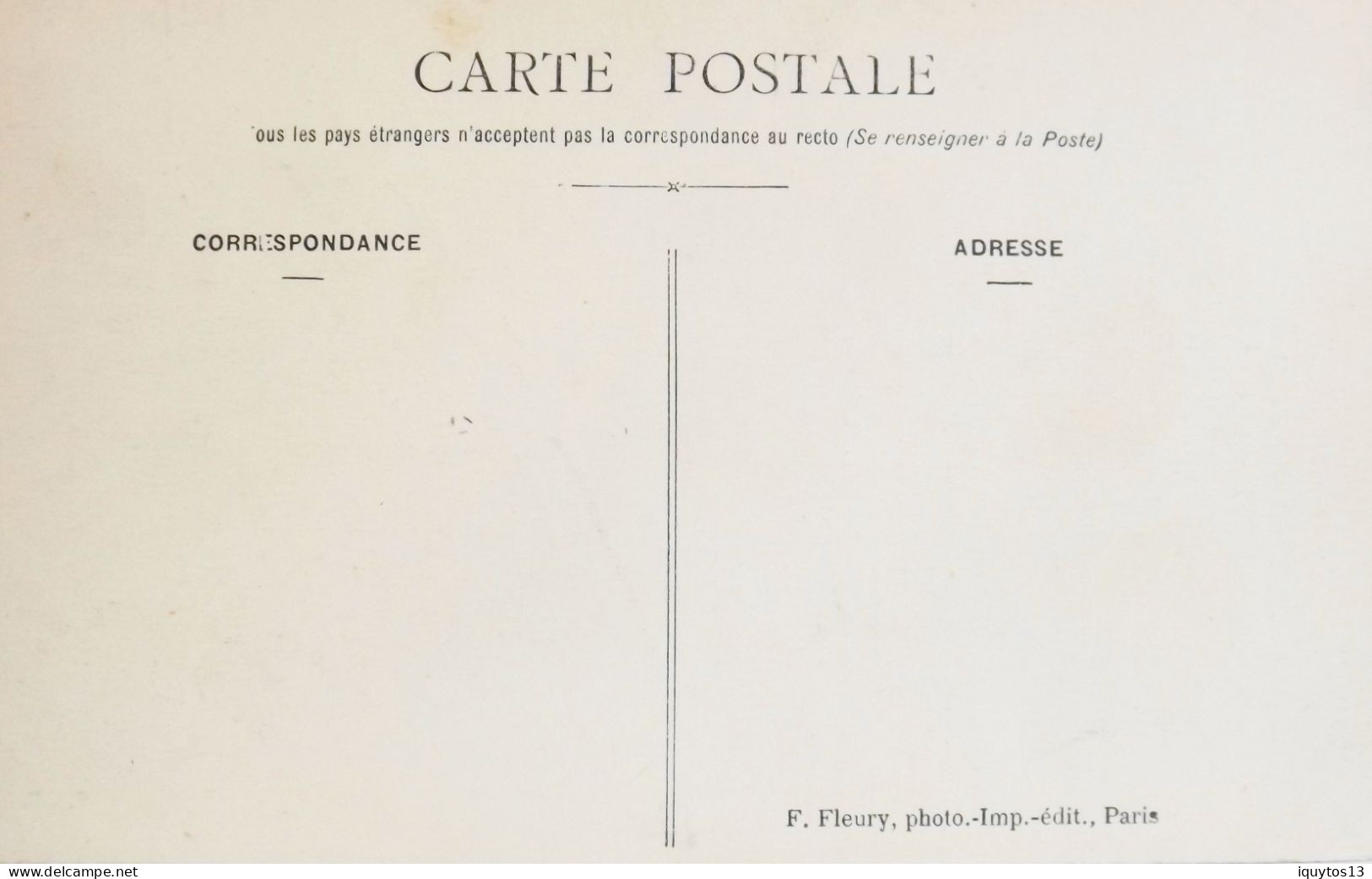 CPA. [75] > PARIS > N° 2754 - Rue Pixéricourt , Célébre Auteur Dramatique (XXe Arrt.) - Edit. F. Fleury - TBE - Arrondissement: 20