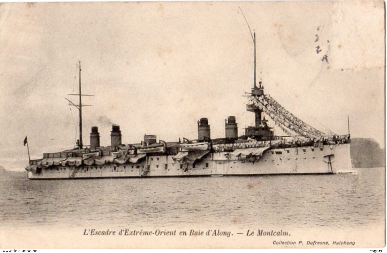 L'escadre D'extrème Orient En Baie D'along - Le Montcalm - Manoeuvres