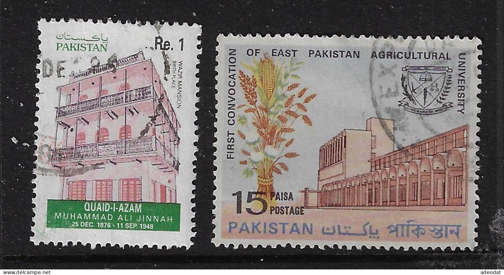 PAKISTAN 1993 SCOTT #796,797  USED   CV $4.55 . - Pakistan