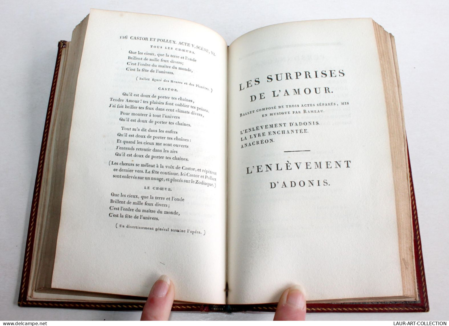 OEUVRES DE BERNARD 1803 EDITION STEREOTYPE D'HERHAN, LIVRE CHANT Et THEATRE / ANCIEN LIVRE XIXe SIECLE (1803.147) - Franse Schrijvers