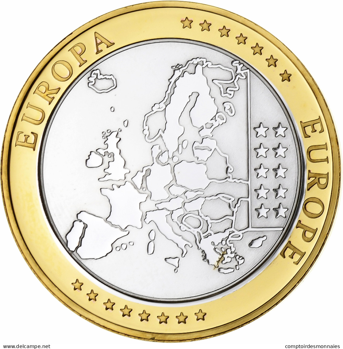 Saint Marin , Médaille, L'Europe, République De San Marin, Cuivre Plaqué - Altri & Non Classificati