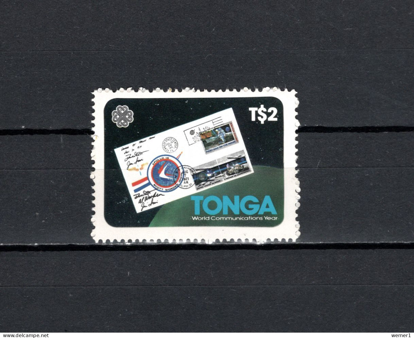 Tonga 1983 Space, World Communication Year 2T$ Stamp MNH - Ozeanien