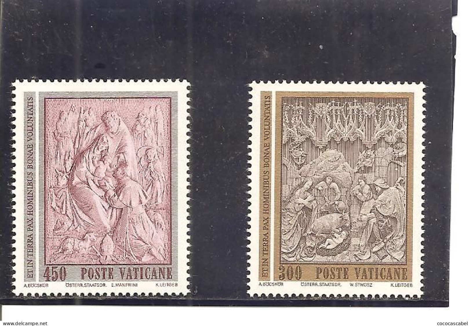 Vaticano Yvert 737-38 (MNH/**) - Unused Stamps