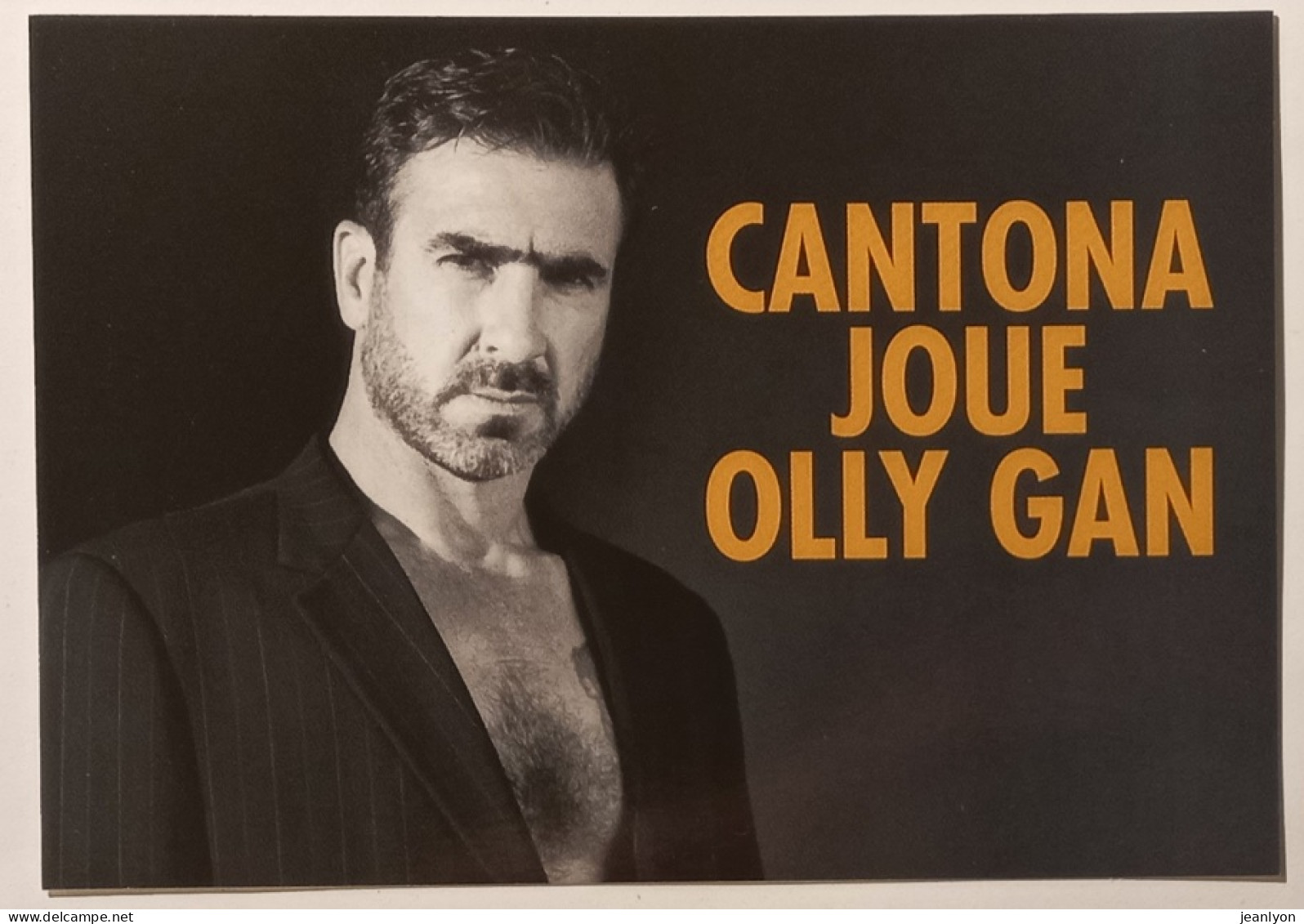 FOOTBALL / Joueur - CANTONA Eric / Vetement Mode Homme - Carte Publicitaire OLLY GAN - Soccer