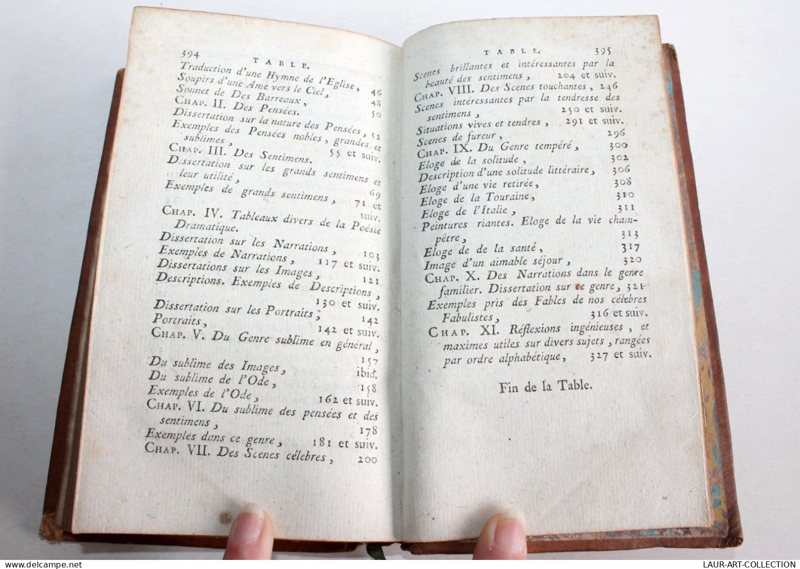 LES ORNEMENS DE LA MEMOIRE Ou TRAITS BRILLANS DES POETES FRANCOIS De ALLETZ 1803 / ANCIEN LIVRE XIXe SIECLE (1803.149) - 1801-1900