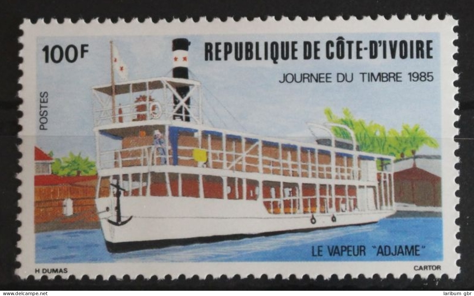 Elfenbeinküste 849 Postfrisch Schiffe Boote #FR136 - Ivory Coast (1960-...)