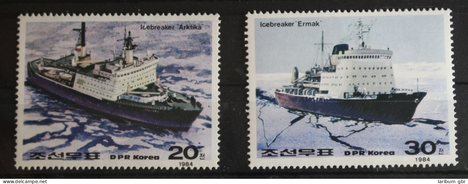 Korea 2526-2527 Postfrisch Schiffe Boote #FR147 - Corea Del Nord