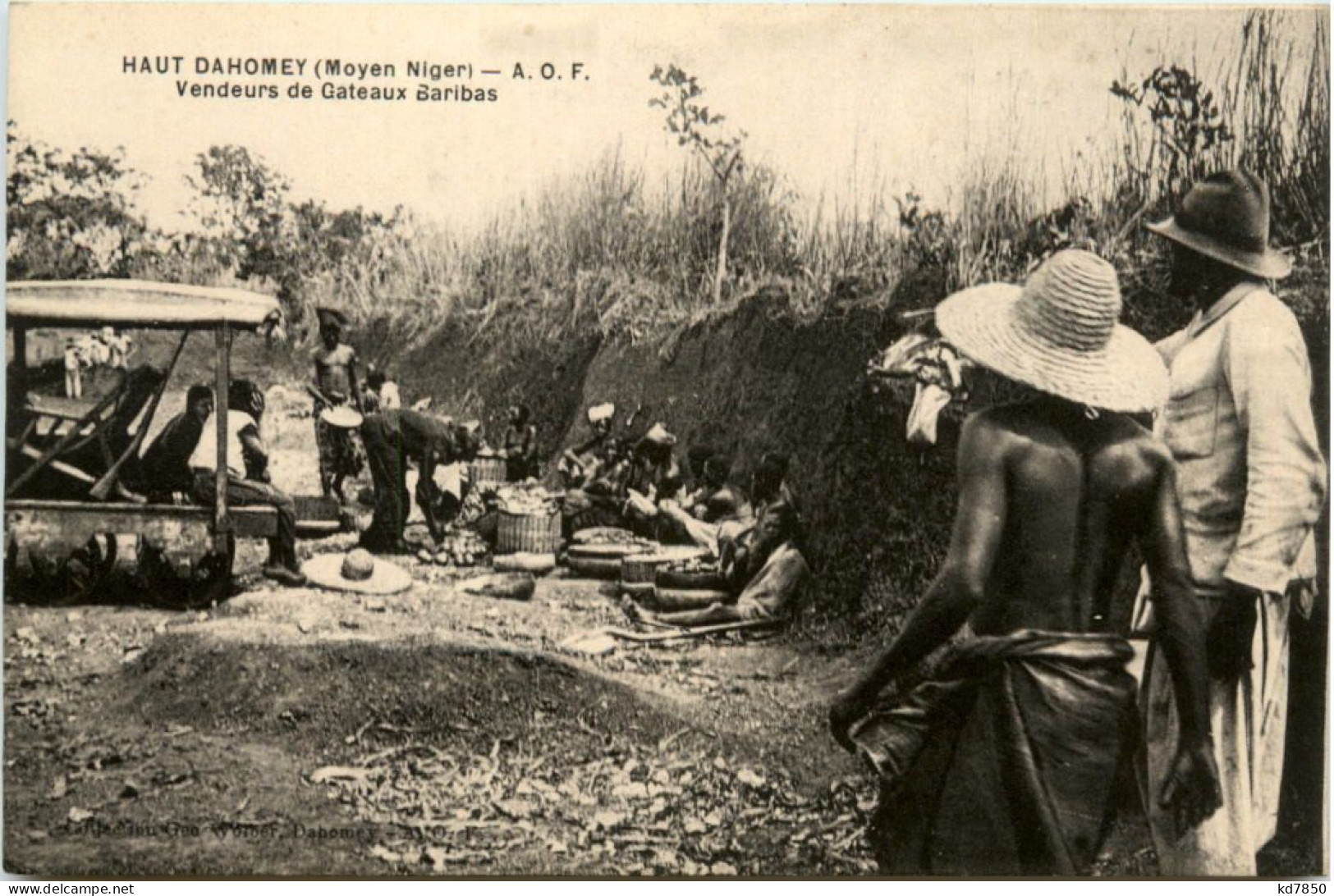 Dahomey - Vendeurs De Gateaux Baribas - Benín