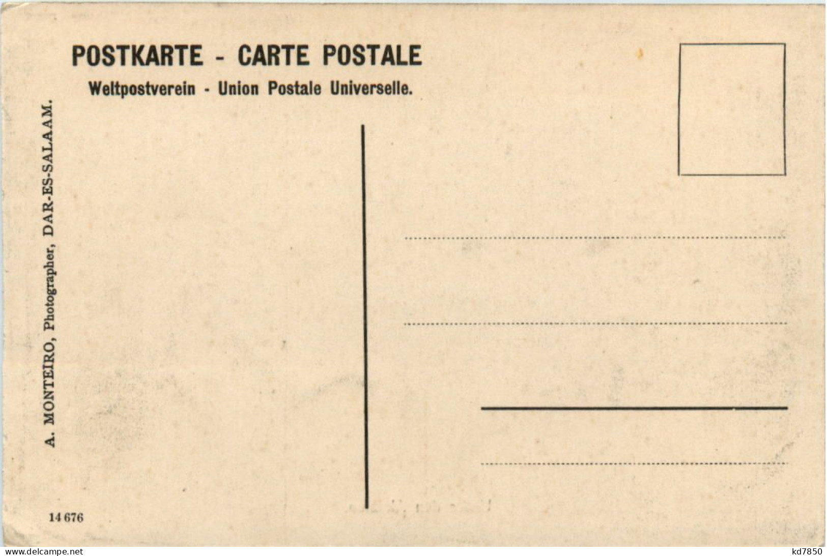 Deutsch Ost Afrika - Dar-es-Salaam - Unter Den Akazien - Ehemalige Dt. Kolonien