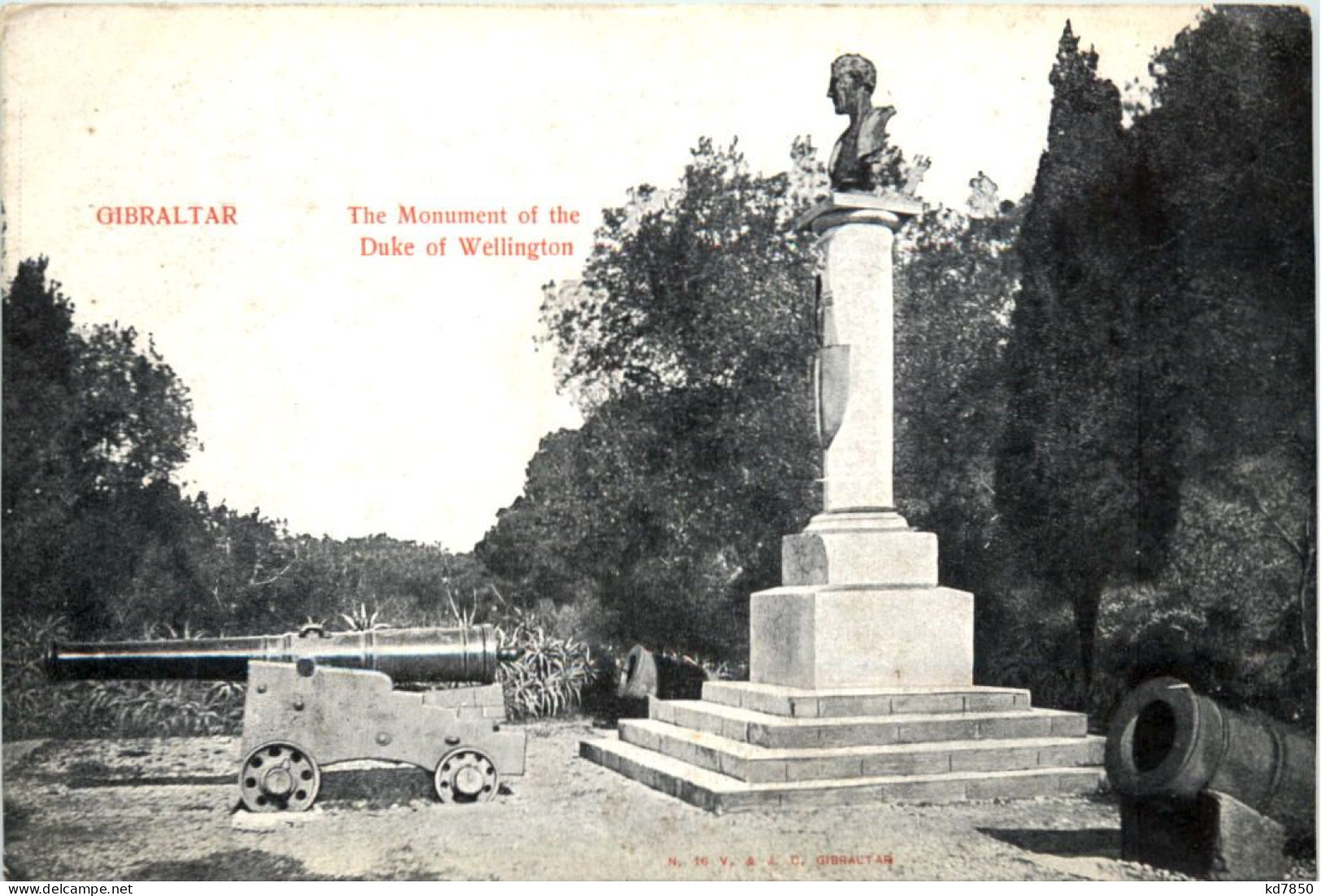 Gibraltar - The Monument Of The Duke Of Wellington - Gibilterra