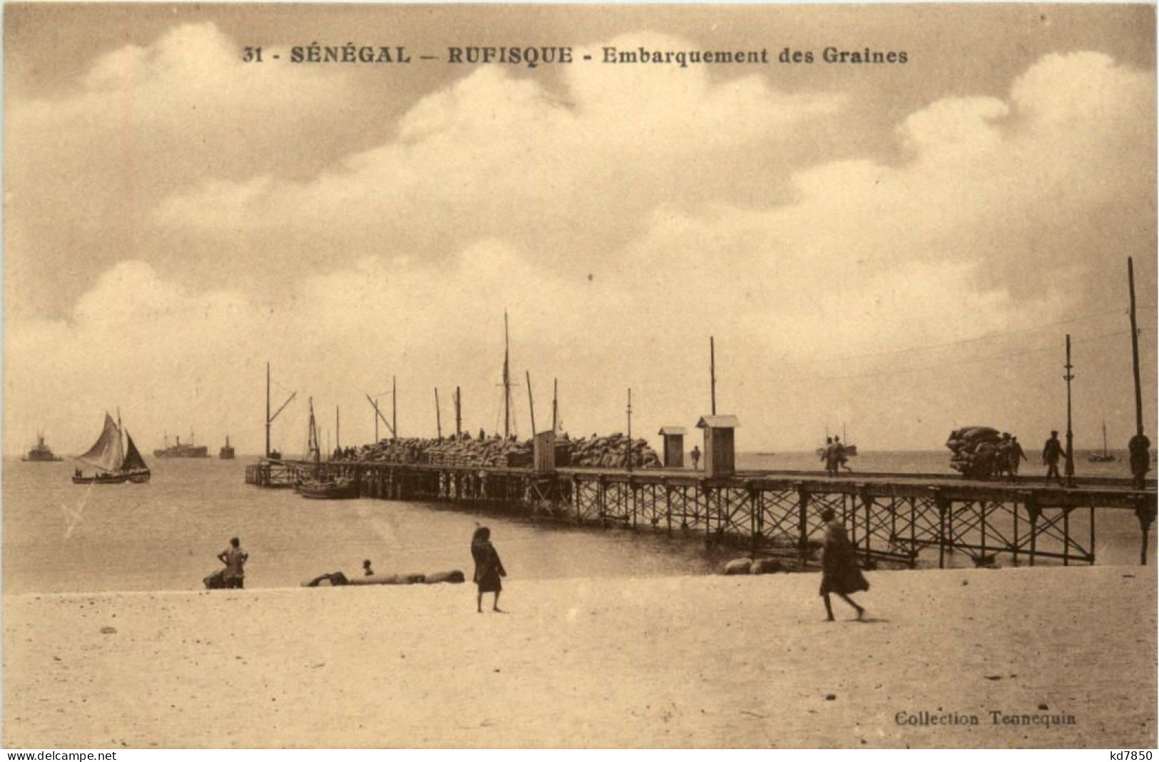 Senegal - Rufisque - Embarquement Des Graines - Sénégal