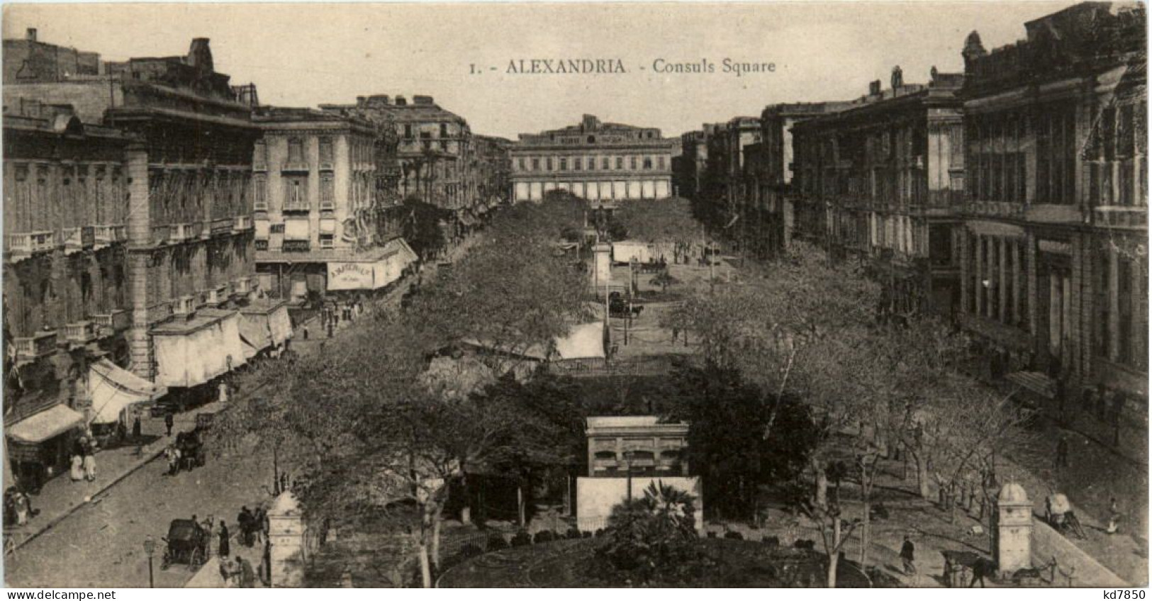 Alexandria - Consuls Square - Alexandrie